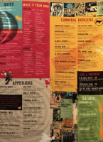 The Cannibal Cafe menu
