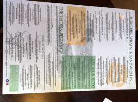 Blackthorn Irish Pub menu