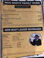 Mug Shotz Grill menu