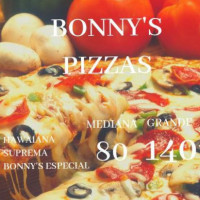 Pizzas Bonny's food