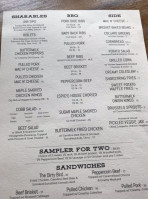 Smoque N Bones menu