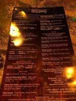 Blue Agave menu