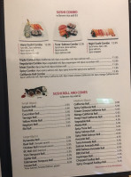 Hana Sushi menu