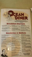 Ocean Diner menu