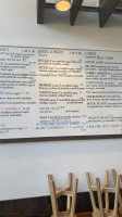 Y2 Café menu