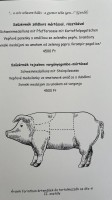 Szigeti Csárda menu