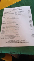 Szkaliczki Vendéglő menu