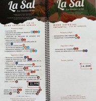 La Sal menu