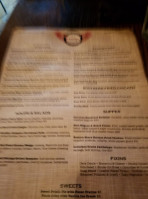 Cardinal Tavern menu