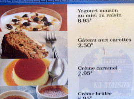 La Maison Grecque menu