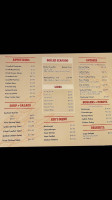 Cajun Claws menu