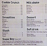 Square Cafe menu