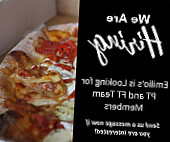 Emilio's Brick Oven Gourmet Pizza food