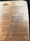 Maria Bonita menu