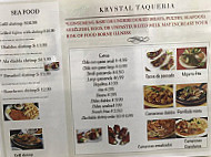 Taqueria Krystal menu