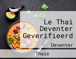 Le Thai Deventer Geverifieerd