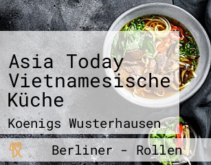 Asia Today Vietnamesische Küche