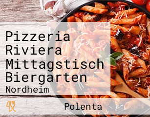 Pizzeria Riviera Mittagstisch Biergarten