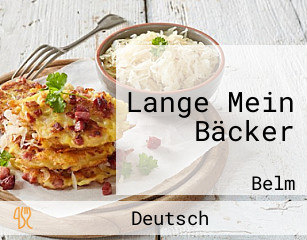 Lange Mein Bäcker