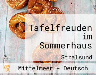 Tafelfreuden im Sommerhaus