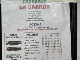 Taqueria La Grande (new Britain)