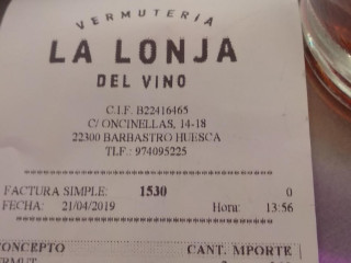 Vermutería La Lonja Del Vino