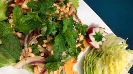 Spicy Thai Chicken Salad (Larb Gai)