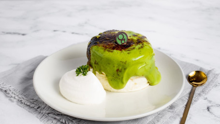 Premium Matcha Creme Brulee