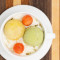 A6. Durian In Vanilla Snow With Vanilla Or Green Tea Ice Cream