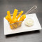 Chunky Herb Polenta Chips With Garlic Aioli (Ve)