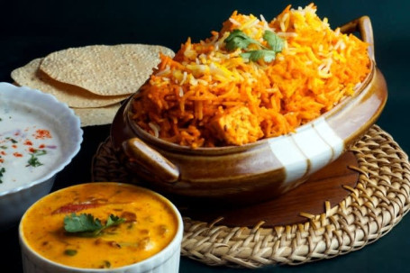 Makhani Paneer Biryani (Voor 2-3 Personen)