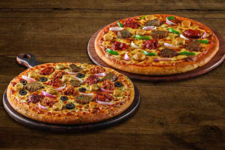 Twee Loaded-Non-Veg Medium Pizza Combo.