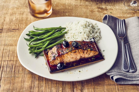 Nieuw! Ouderwetse Ceder Plank Zalm