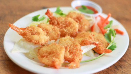 A6. Beer Battered Fried Prawns