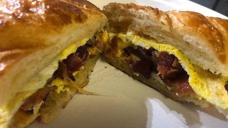 Breakfast Sandwich On A Croissant