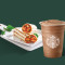 Hoge Mokka Frappuccino Met Murg Kathi Wrap