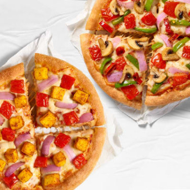 Super Value-Deal: 2 Persoonlijke Vegetarische Pizza's Vanaf Rs 299