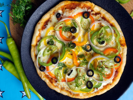 Pittige Vegetarische Mexicana-Pizza