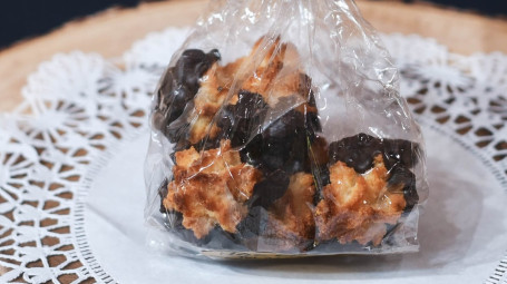 Chocolate-Dipped Coconut Macaroon Bag
