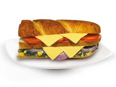 Double Decker Spinazie Maïs N Kaas Sandwich