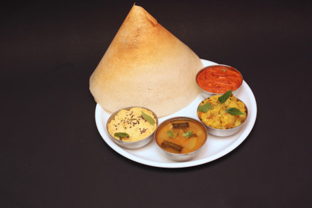 Paper Masala Dosa( Served With Sambar Chutney)