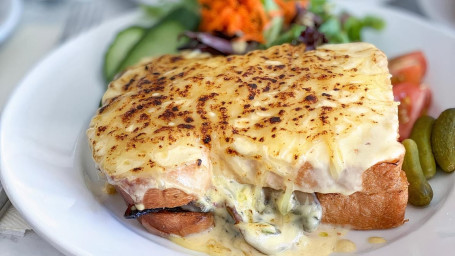 Croque Monsieur With Mushrooms (Vegetarian)