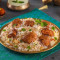 Pittige Dum Gosht Hyderabadi Mutton Biryani, Zonder Been Serveert -2-3]