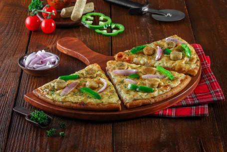 Gerookte Kippenworst Semizza [Halve Pizza]