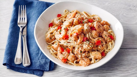 Baja Jacobsschelpen En Garnalen Scampi Pasta