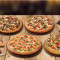 Party Combo 4 Veg Pizza Varianten Bijgerechten Dessert