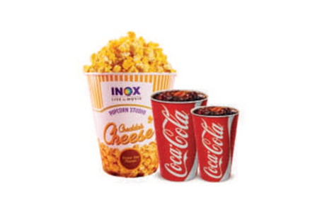 Cheese Popcorn (Xl) (105 Gms) En 2 Masala Cola (300 Ml)