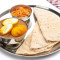 Egg Curry Rumali Roti Combo