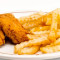 Met De Hand Gehavende Chicken Tenders Fries