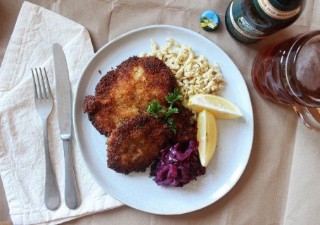 Putenschnitzel Gorgonzola